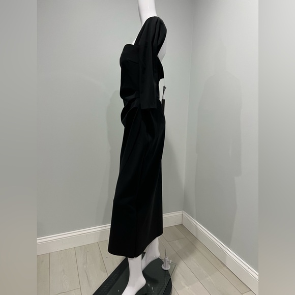 $845 Chiara Boni La Petite Robe Tehuel Cut-Out Midi-Dress size40 - Picture 9 of 11